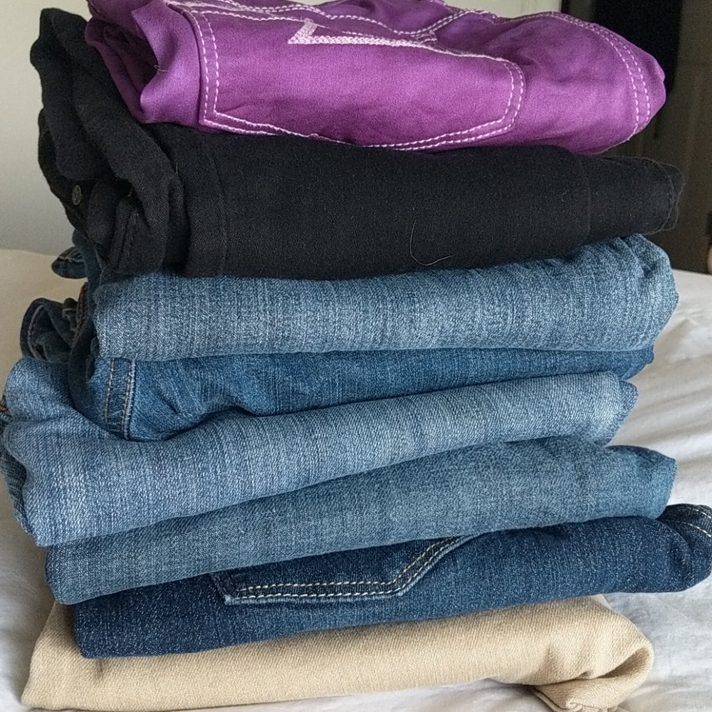 Pile of jeans from $15-$30 each! Size 0-3